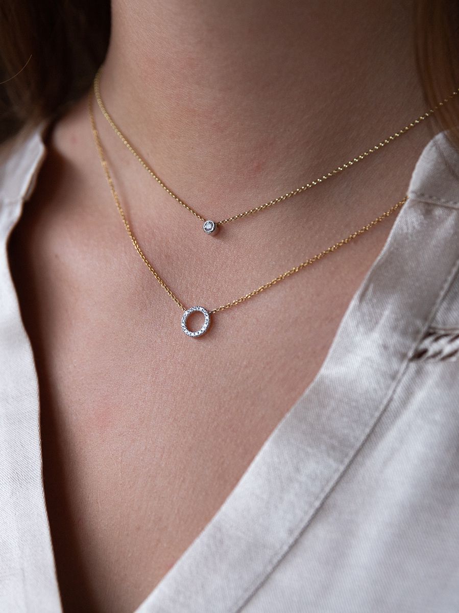 gouden-collier-dames-123ygw-1.jpg gouden collier dames - Afbeelding 1