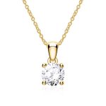 gouden ketting met diamant
