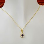 gouden ketting met diamant