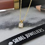 gouden ketting met diamant