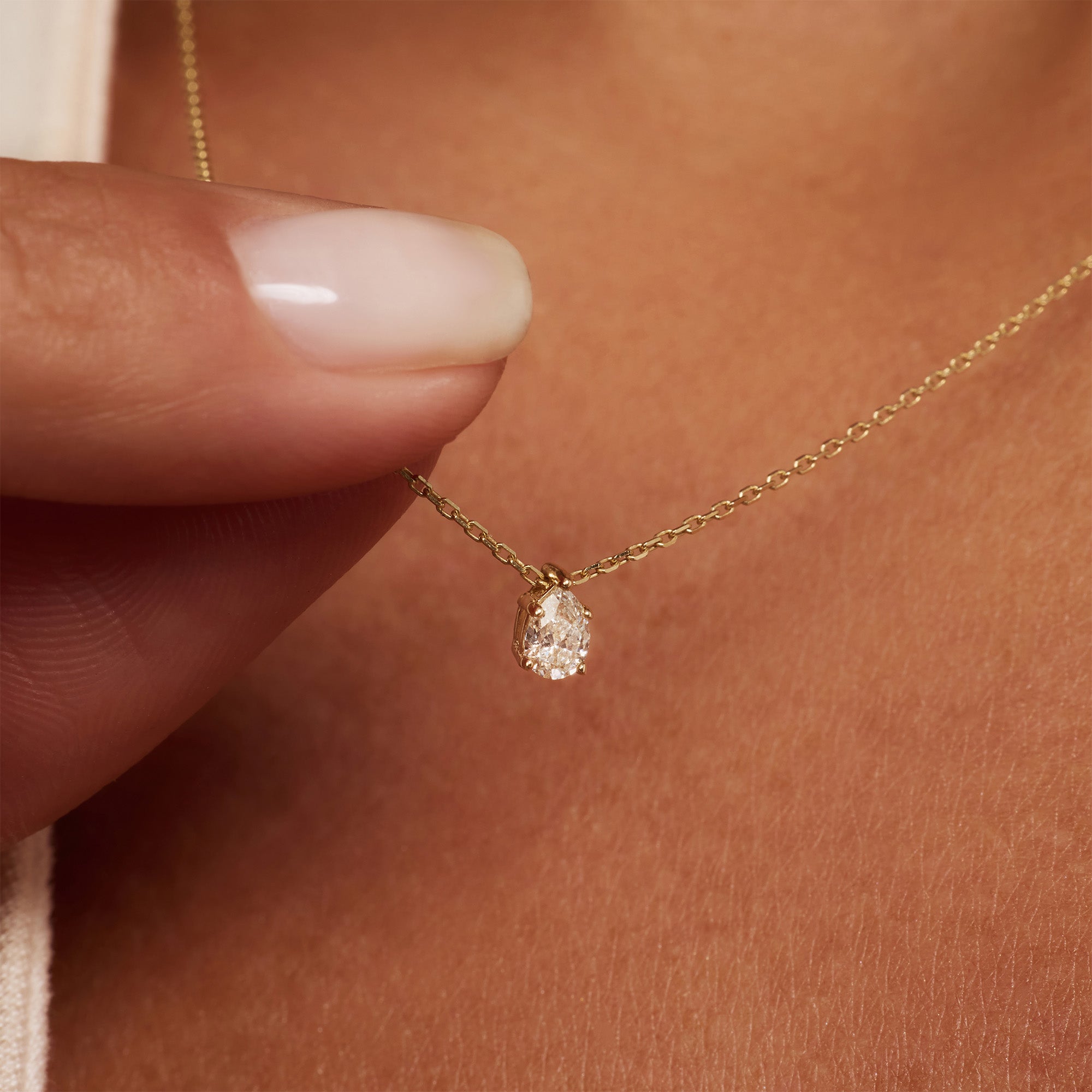 gouden-ketting-met-diamant-613bxa-1.jpg gouden ketting met diamant - Afbeelding 1