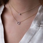 gouden ketting met diamant
