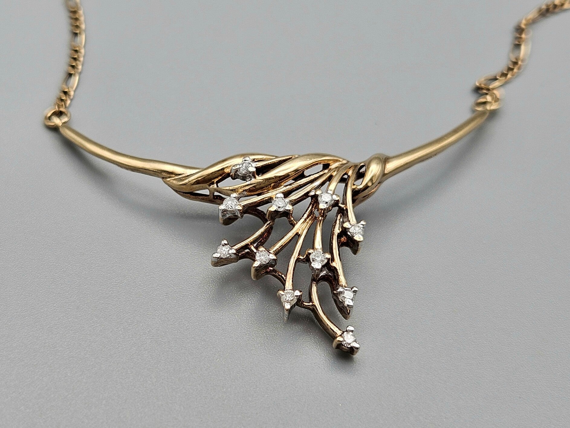 gouden-ketting-met-diamant-991fxj-1.jpg gouden ketting met diamant - Afbeelding 1