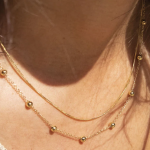 goudkleurige ketting