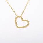 ketting met hartje goud