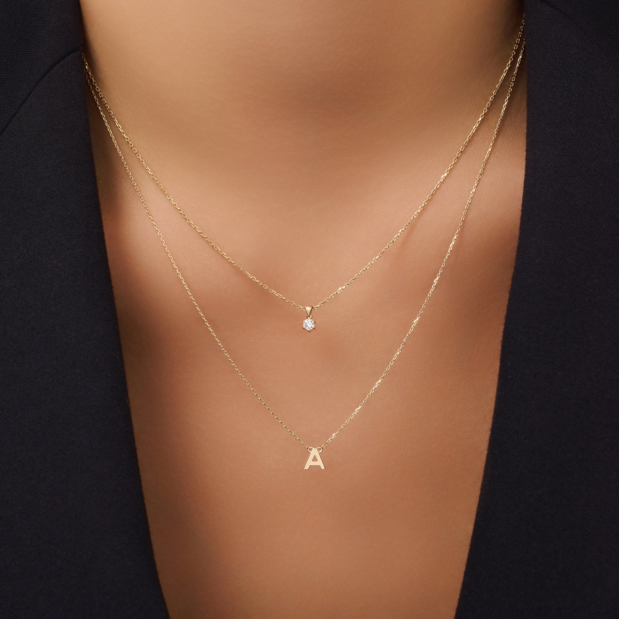 ketting-met-initialen-goud-153qvp-1.jpg ketting met initialen goud - Afbeelding 1