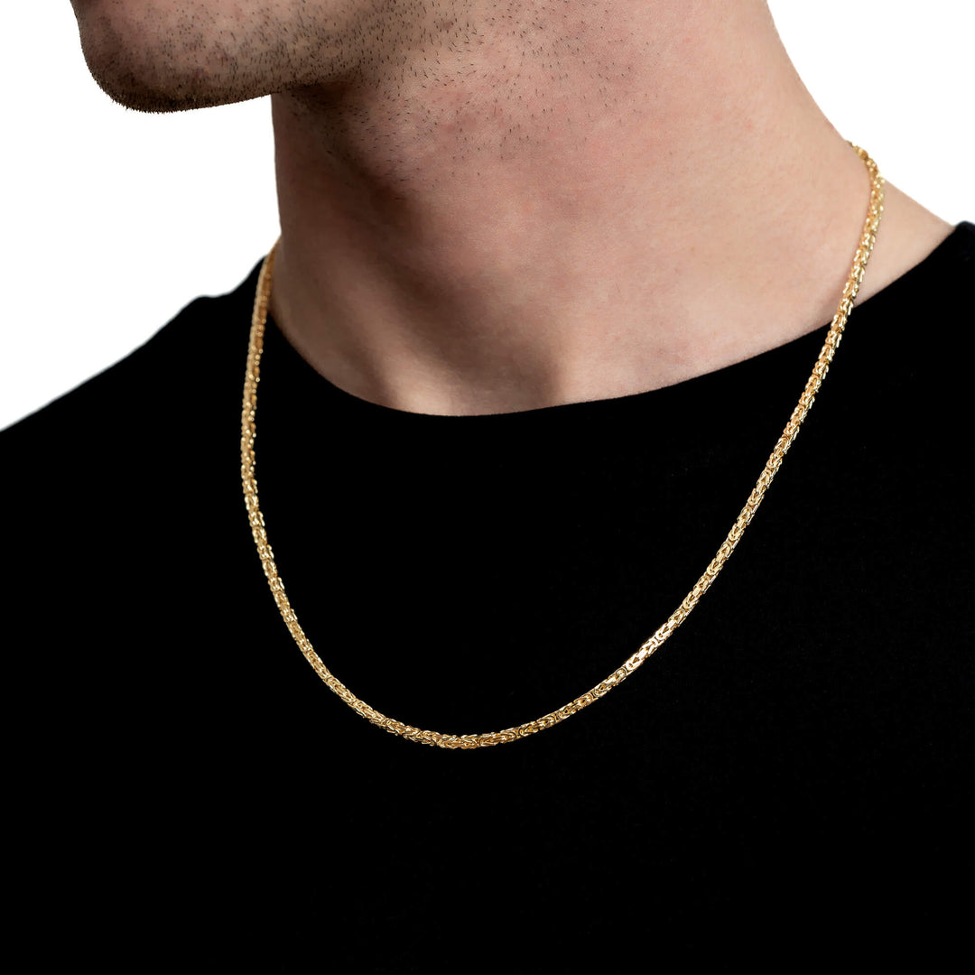 man-ketting-goud-348mdd-1.jpg man ketting goud - Afbeelding 1