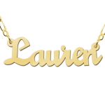 naam ketting goud