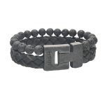 zwarte armband heren